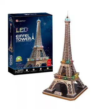 3D Puzzle CubicFun Πύργος του Άιφελ LED