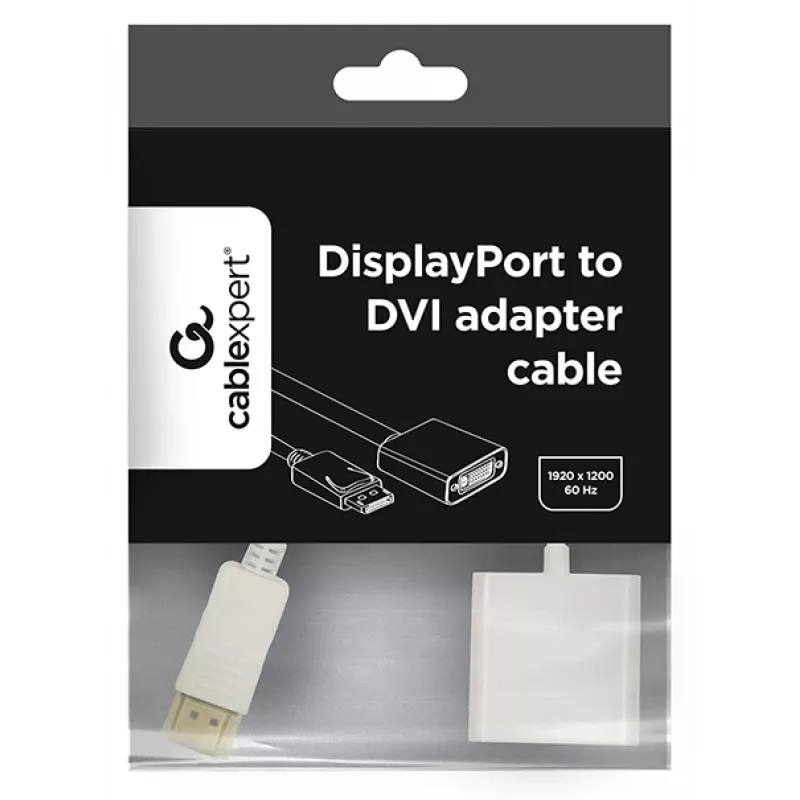 GEMBIRD Καλώδιο προσαρμογέα DisplayPort σε HDMI – Λευκό