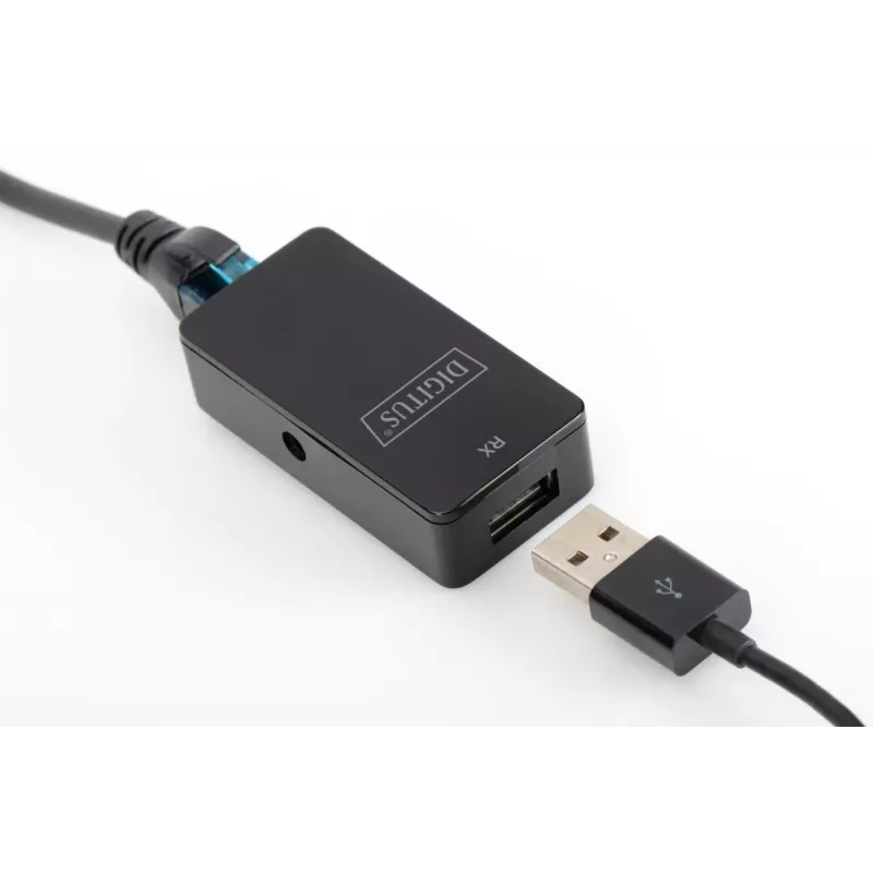 DIGITUS USB Extender USB 2.0 για χρήση με καλώδιο Cat5/5e/6 (UTP STP ή SFT) έως 50 m