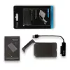 Θήκη HDD/SSD i-tec MySafe USB 3.0 Easy 2,5 ίντσες εξωτερική θήκη μαύρη