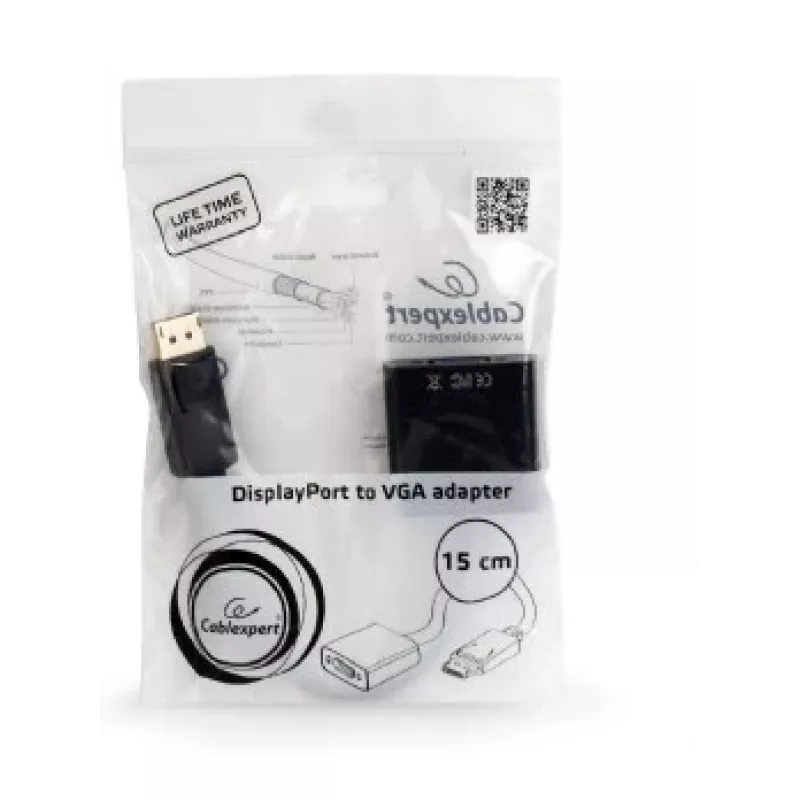 GEMBIRD Καλώδιο προσαρμογέα DisplayPort 1.1 σε VGA 15cm