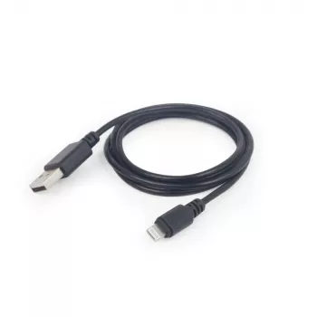 GEMBIRD Καλώδιο συγχρονισμού και φόρτισης USB σε Apple Lightning, 2m - Μαύρο