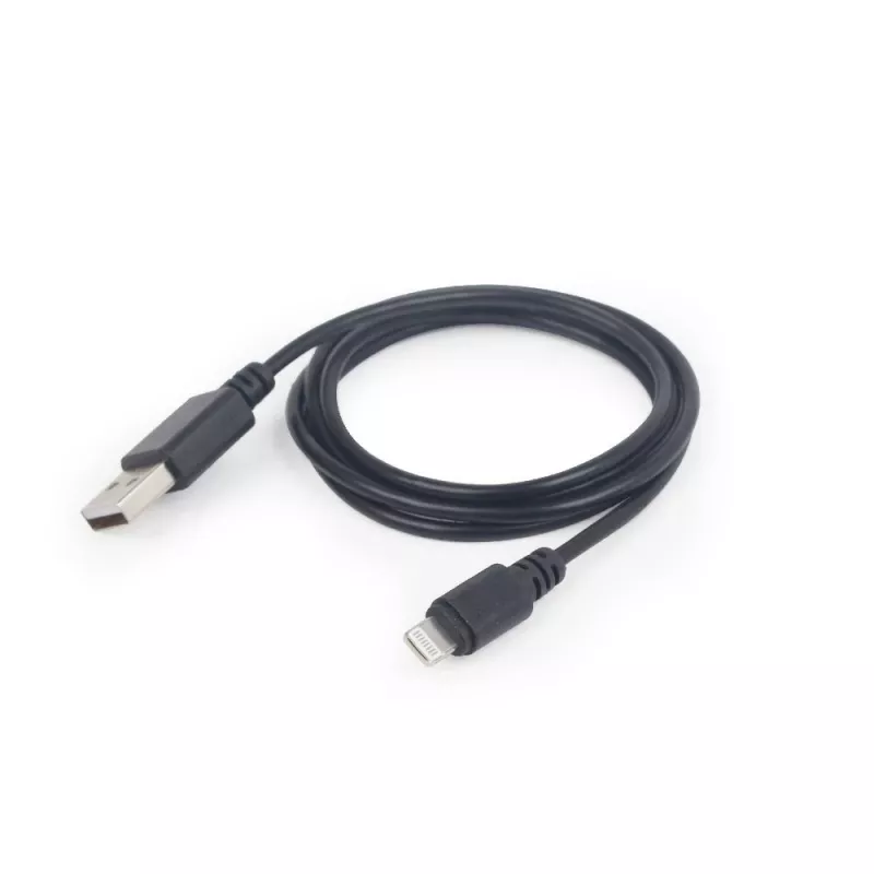 GEMBIRD Καλώδιο συγχρονισμού και φόρτισης USB σε Apple Lightning, 2m - Μαύρο