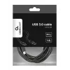 Καλώδιο USB Gembird CCP-USB3-AMCM-6 USB 3.2 Gen 1 (USB-C σε USB-A) 1,8 m μαύρο