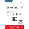 WESTERN DIGITAL SanDisk ULTRA DUAL DRIVE M3.0 - 128 GB USB Stick - Micro-USB / USB 3.0