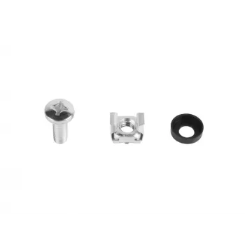 Σετ συναρμολόγησης LANBERG AK-1302-S — ανοξείδωτο ατσάλι, 50 τεμ., περιλαμβάνει παξιμάδια κλωβού και βίδες