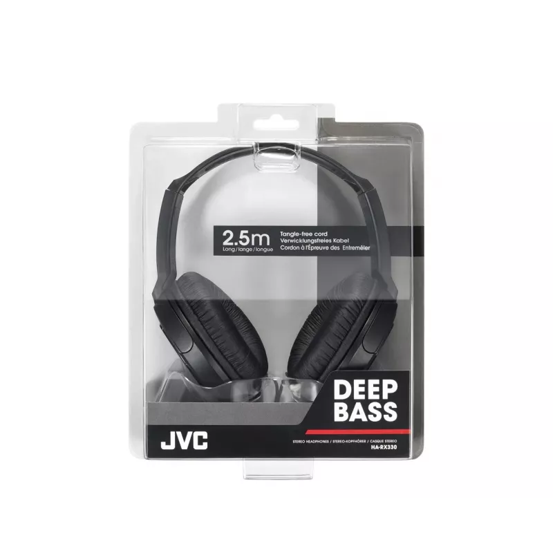 JVC HA-RX330-E Ακουστικά Ενσύρματα Κεφαλής Μουσικής μαύρο