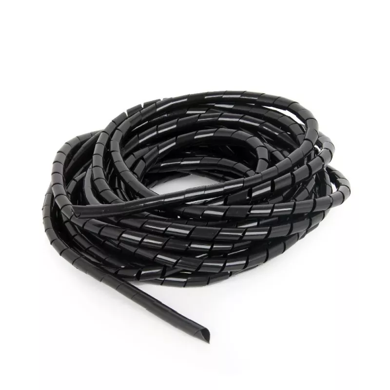 GEMBIRD 12mm Σπιράλ καλώδιο, 10 m – μαύρο