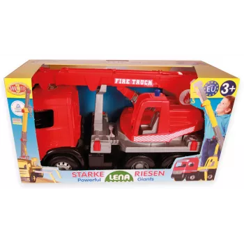 LENA GIGA TRUCKS Πυροσβεστικό γερανοφόρο Arocs, μοντέλο γερανοφόρου, 3 έτος(-η), Μαύρο, Γκρι, Κόκκινο