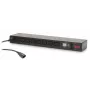 APC AP7920B PDU rack με έλεγχο εξόδων, 1U 19 ιντσών, 2300 VA, 10 A/230 V, 12 A/208 V, 8 έξοδοι C13, είσοδος C14, καλώδιο 1,98 m, Ethernet, μαύρο