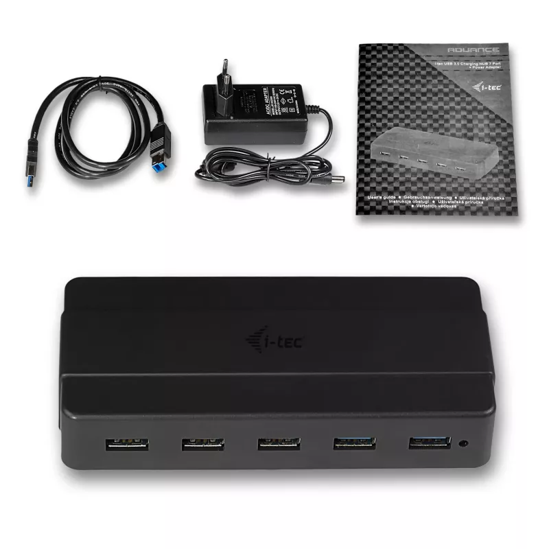 i-tec USB 3.0 Charging HUB 7 θυρών τροφοδοτικό USB 3.2 Gen 1 Type-B