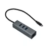 i-tec Metal USB-C HUB 3 θυρών + προσαρμογέας Gigabit Ethernet