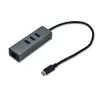 i-tec Metal USB-C HUB 3 θυρών + προσαρμογέας Gigabit Ethernet