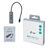 i-tec Metal USB-C HUB 3 θυρών + προσαρμογέας Gigabit Ethernet