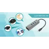 i-tec Metal USB-C HUB 3 θυρών + προσαρμογέας Gigabit Ethernet