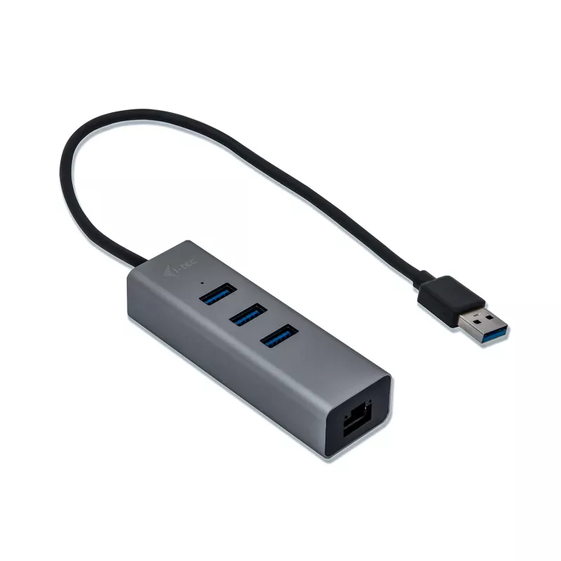i-tec Metal USB 3.0 HUB 3 θυρών + προσαρμογέας Gigabit Ethernet