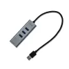 i-tec Metal USB 3.0 HUB 3 θυρών + προσαρμογέας Gigabit Ethernet