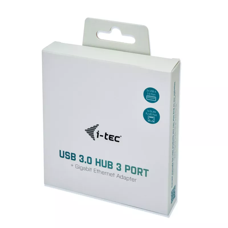 i-tec Metal USB 3.0 HUB 3 θυρών + προσαρμογέας Gigabit Ethernet