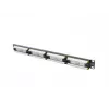 Lanberg PPU5-1024-B patch panel, 24 θυρών, 1U, 19 ιντσών, Cat5e UTP, μεταλλικό, μαύρο