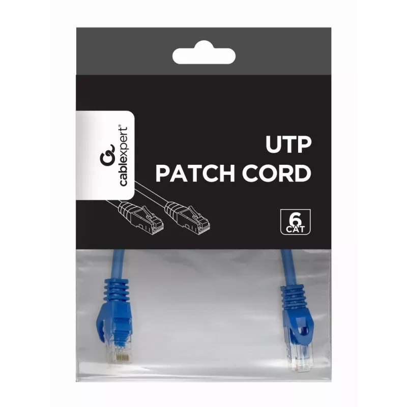 Καλώδιο δικτύου Gembird PP6U-0.25M/B RJ-45 Cat6 0,25 m μπλε