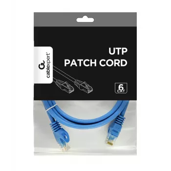 Καλώδιο δικτύου Gembird PP6U-2M RJ-45 Cat6 2m μπλε