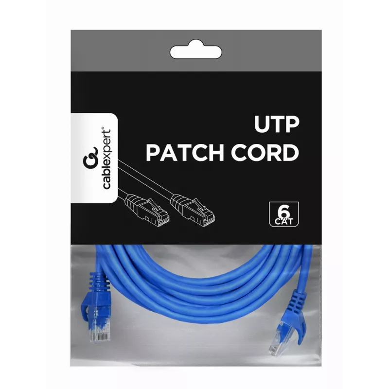 GEMBIRD Καλώδιο patch - CAT6 - UTP - 5 m - μπλε
