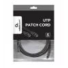 Καλώδιο δικτύου Gembird PP6U-3M/BK RJ-45 Cat6 3m μαύρο