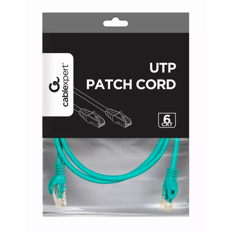 GEMBIRD Καλώδιο patch - CAT6 - UTP - 1m - πράσινο