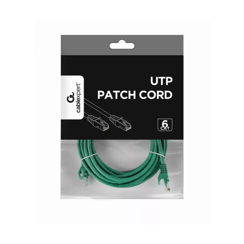 GEMBIRD Καλώδιο patch - CAT6 - UTP - 5m - πράσινο