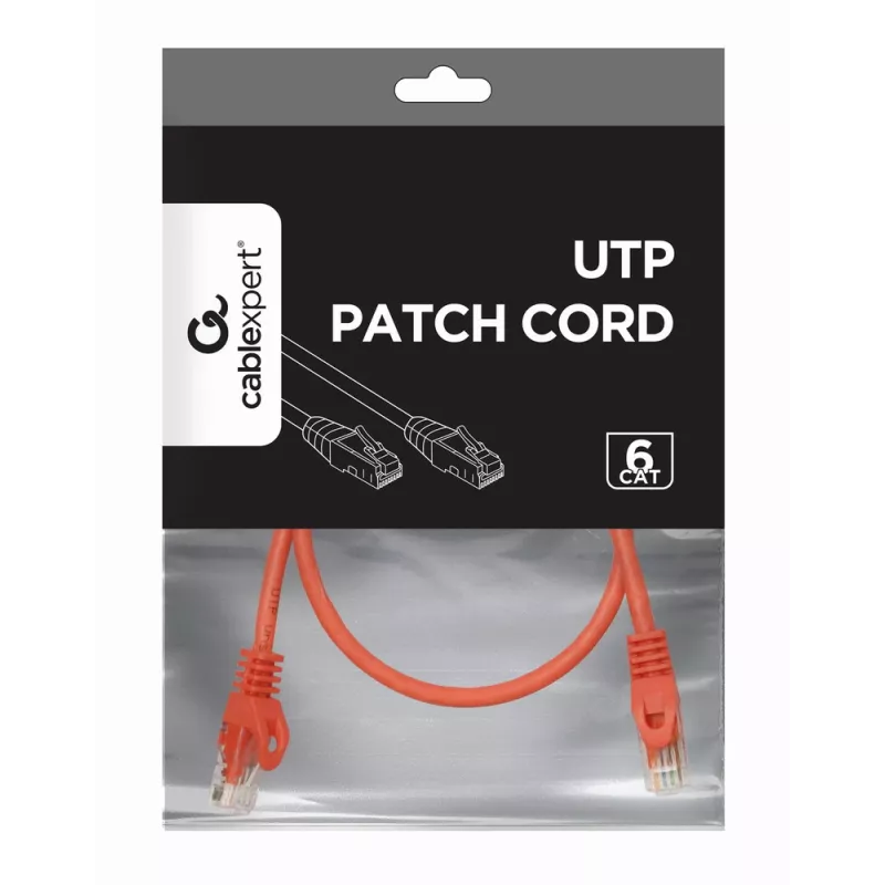 GEMBIRD Καλώδιο patch - CAT6 - UTP - 50cm - κόκκινο