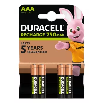 Duracell AAA (4 τεμ.) επαναφορτιζόμενη μπαταρία νικελίου-μετάλλου υδριδίου (NiMH)