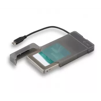 i-tec MySafe USB-C 3.1 Gen. 2 easy, θήκη HDD/SSD, 2,5 ίντσες, Serial ATA, Serial ATA II, Serial ATA III, 10 Gbit/s, συνδεσιμότητα USB, μαύρο