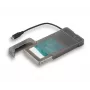 i-tec MySafe USB-C 3.1 Gen. 2 easy, θήκη HDD/SSD, 2,5 ίντσες, Serial ATA, Serial ATA II, Serial ATA III, 10 Gbit/s, συνδεσιμότητα USB, μαύρο