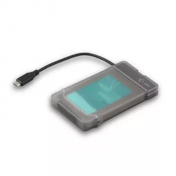 i-tec MySafe USB-C 3.1 Gen. 2 easy, θήκη HDD/SSD, 2,5 ίντσες, Serial ATA, Serial ATA II, Serial ATA III, 10 Gbit/s, συνδεσιμότητα USB, μαύρο
