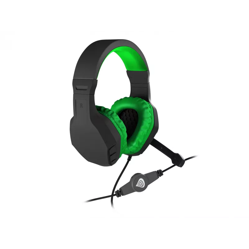 GENESIS Argon 200 Headset Ενσύρματο Gaming Headset μαύρο, πράσινο