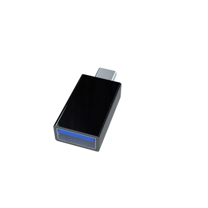 USB προσαρμογέας γραφικών Gembird A-USB3-CMAF-01 — USB Type-C σε USB (USB 2.0 / 3.2 Gen 1), συμπαγές μαύρο