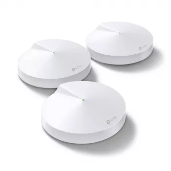 TP-Link AC1300 Deco Whole Home Mesh Wi-Fi System, Συσκευασία 3 τεμ., Λευκό, Εσωτερικό, Mesh-System, Dualband (2,4 GHz / 5 GHz), Wi-Fi 5 (802.11ac), 1300 Mbit/s