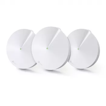 TP-Link AC1300 Deco Whole Home Mesh Wi-Fi System, Συσκευασία 3 τεμ., Λευκό, Εσωτερικό, Mesh-System, Dualband (2,4 GHz / 5 GHz), Wi-Fi 5 (802.11ac), 1300 Mbit/s