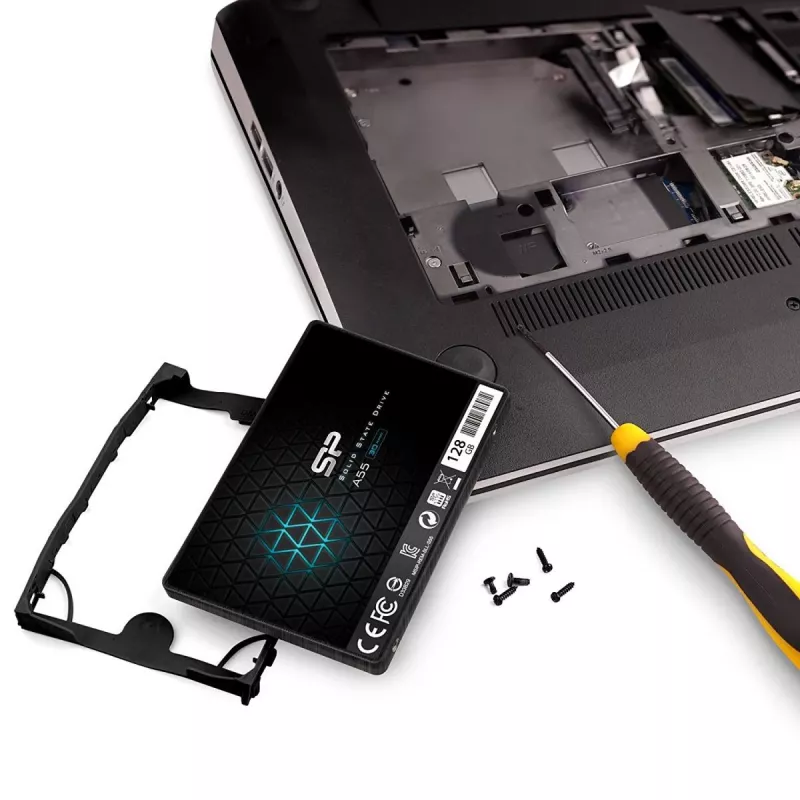 SILICON POWER SSD - A55 - 128GB - 2,5 ίντσες - SATA III Slc