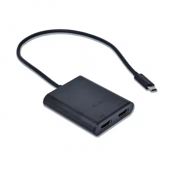 i-tec USB-C 3.1 Dual 4K HDMI Προσαρμογέας βίντεο, 3.2 Gen 1 (3.1 Gen 1), USB Type-C, έξοδος HDMI, 3840 x 2160 pixel
