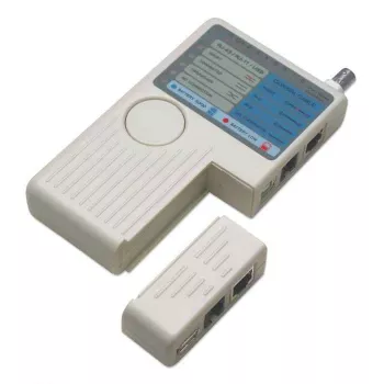 Intellinet 4-in-1 Ελεγκτής καλωδίων, RJ-11, RJ-45, USB και BNC, έλεγχος με ένα κουμπί
