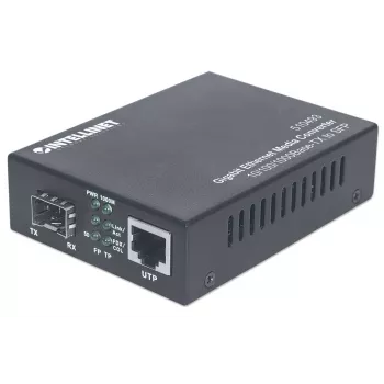 Intellinet Μετατροπέας Gigabit Ethernet σε SFP Media, 10/100/1000Base-Tx σε υποδοχή SFP, κενό