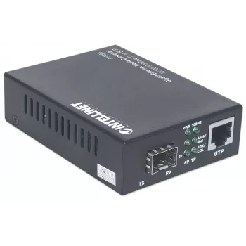 Intellinet Μετατροπέας Gigabit Ethernet σε SFP Media, 10/100/1000Base-Tx σε υποδοχή SFP, κενό