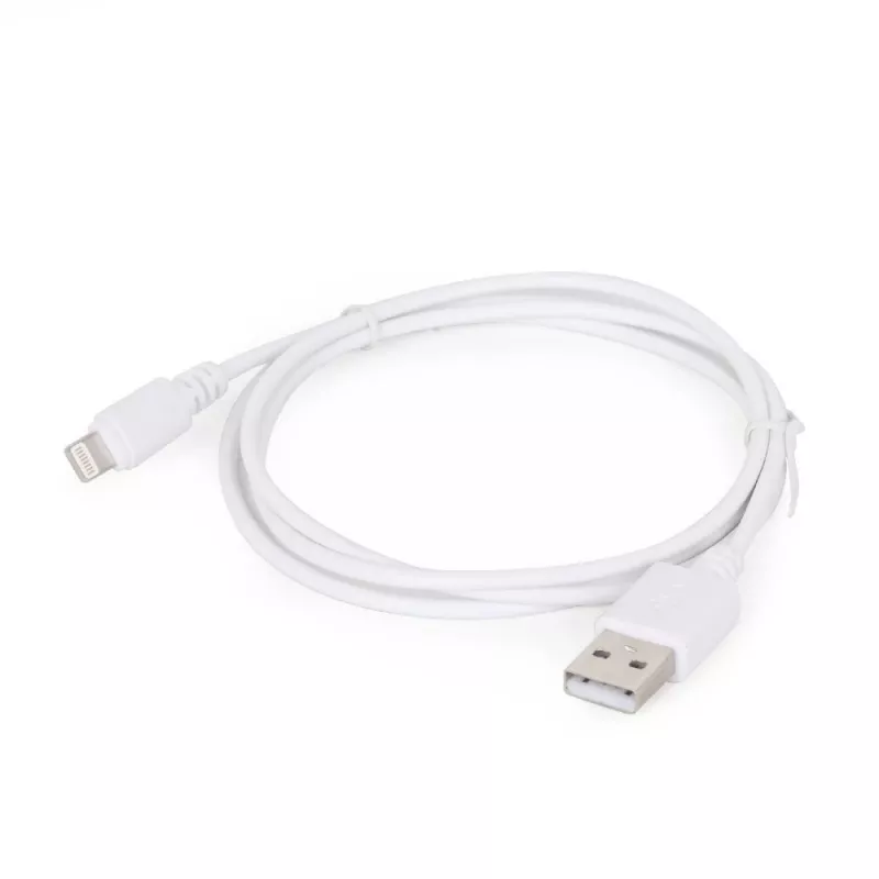 Gembird Καλώδιο Lightning CC-USB2-AMLM-2M-W — 2 m, Lightning σε USB A, USB 2.0, λευκό