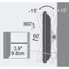 Techly 13-30 ίντσες Επιτοίχια βάση για LED LCD TV πλήρως κινητή ICA-LCD 201BK