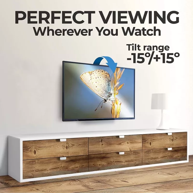 Techly 13-30 ίντσες Επιτοίχια βάση για LED LCD TV πλήρως κινητή ICA-LCD 201BK