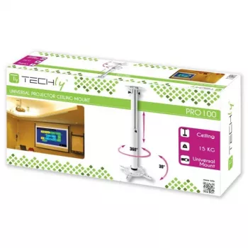 Techly Βάση προβολέα οροφής επέκταση 500-770 mm Λευκό ICA-PM 104MW