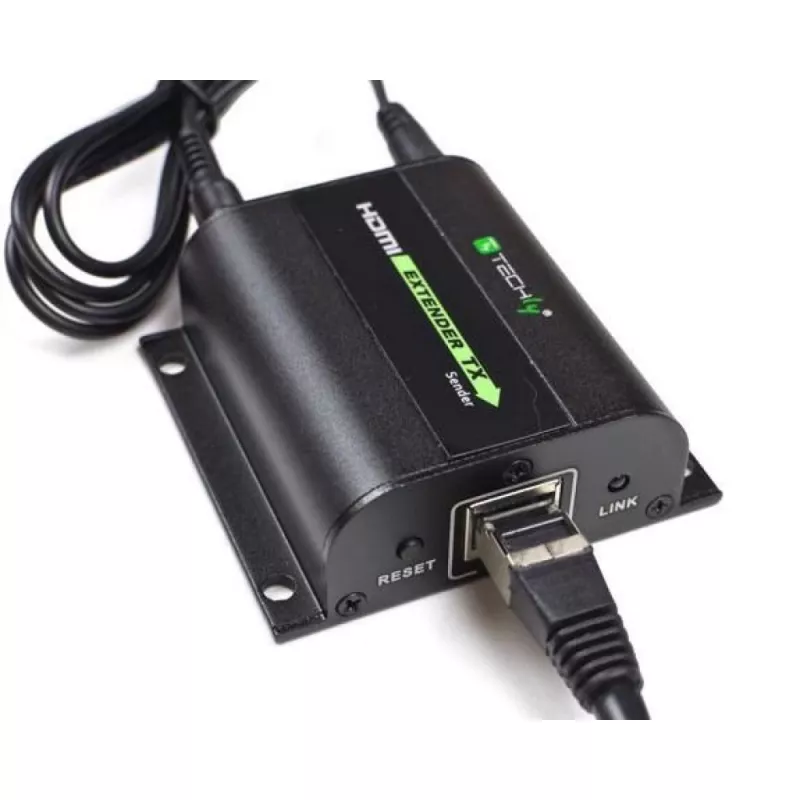 Techly Επέκταση HDMI Full HD μέσω καλωδίου Cat.5E / 6 / 6A / 7 max. 60 m Autoregulated IDATA EXT-E70I