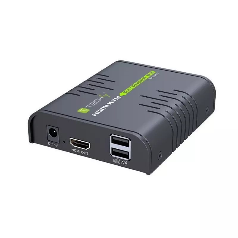 Techly IDATA HDMI-KVM2 Επέκταση KVM πομπός & δέκτης