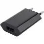 Techly Compact Φορτιστής USB 1A Ευρωπαϊκό βύσμα Μαύρο
